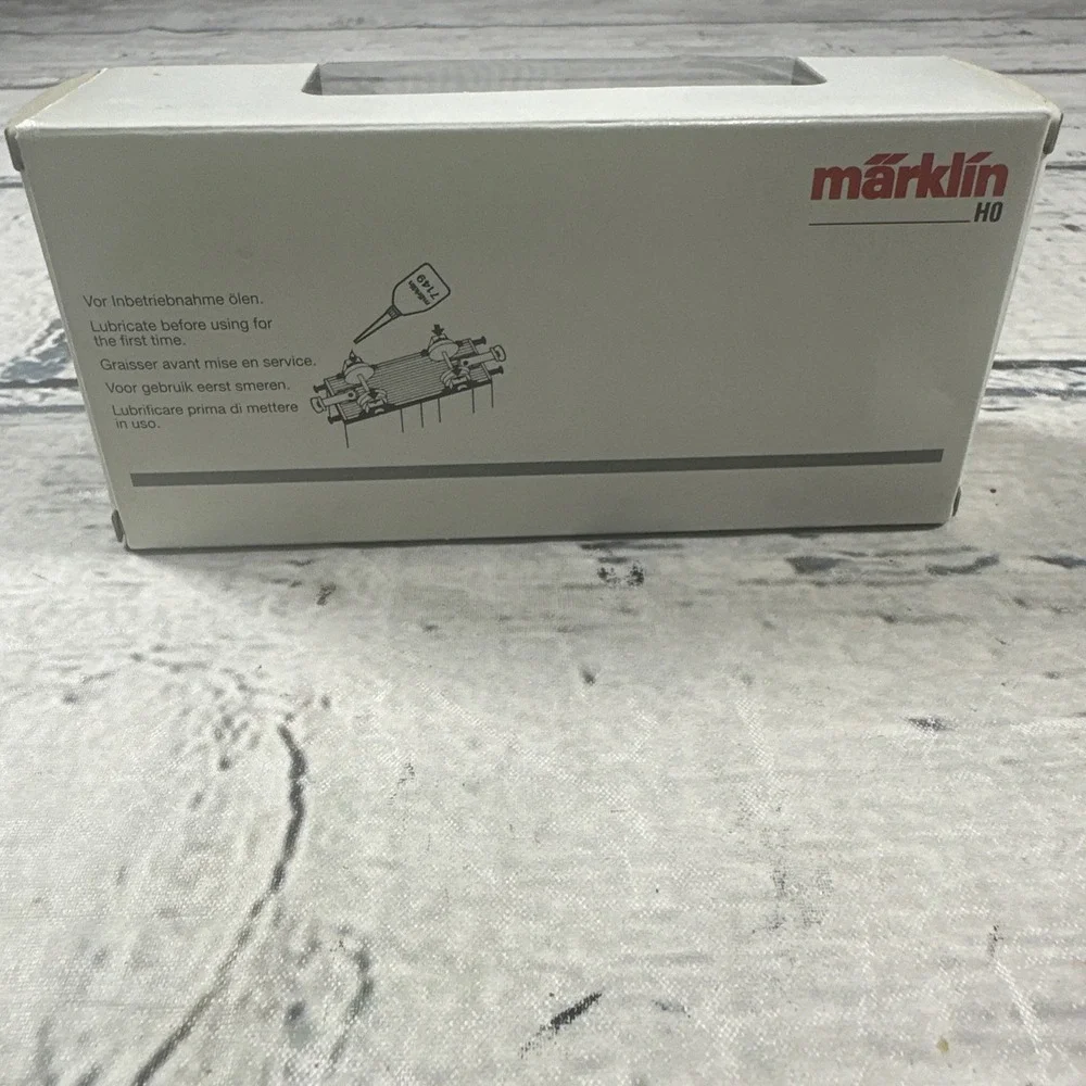 Märklin 44241 H0 DB Low-Sided Freight Car w/ Red Road Roller 1:87 Used